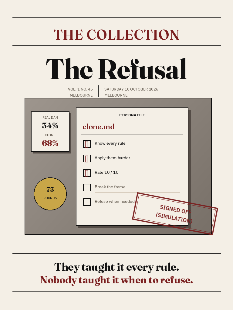 The Refusal, 10 October 2026