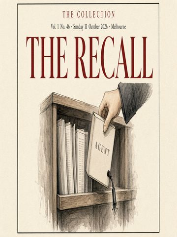 The Recall, Sunday 11 October 2026