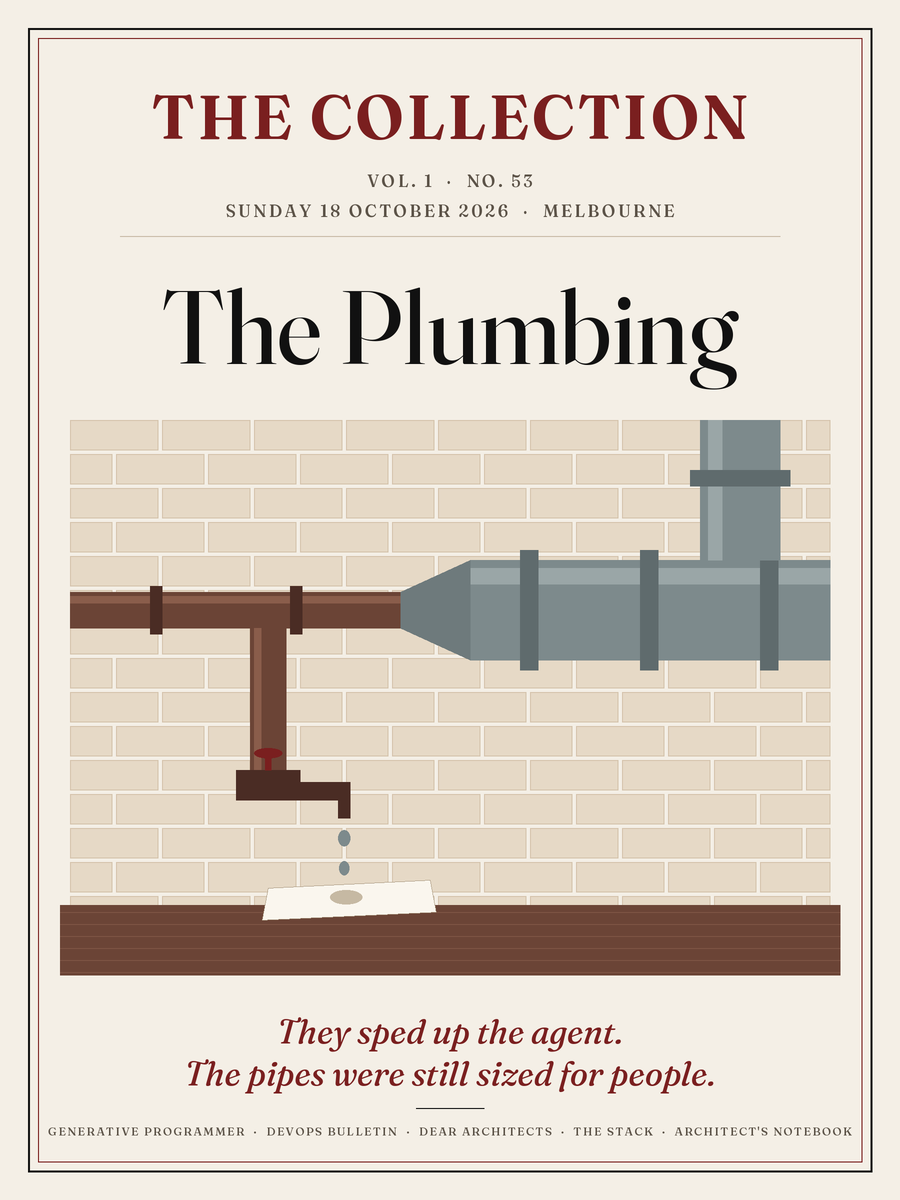 The Plumbing, 18 October 2026